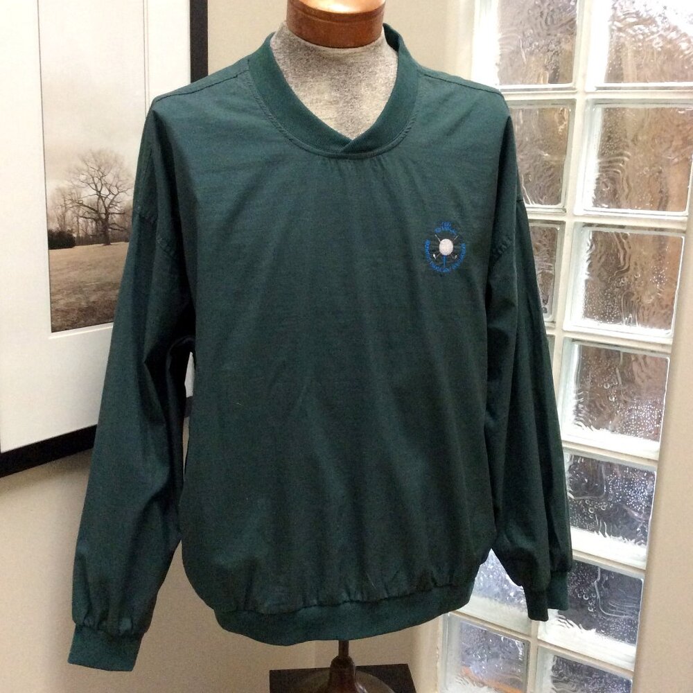 Vintage Golf Windbreaker Nylon Pullover Shell Size XXL
